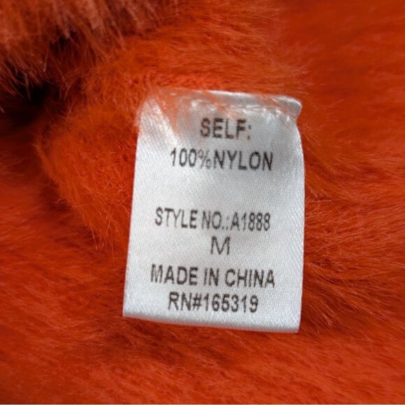 Fuzzy Halter Neck Sweater Vest NWT Womans Medium Day+Moon Cozy - Picture 4 of 6